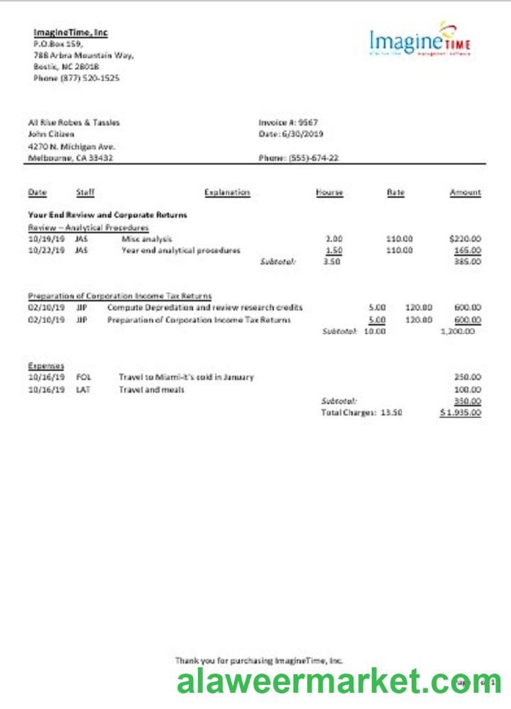 Australia Imagine Time utility bill